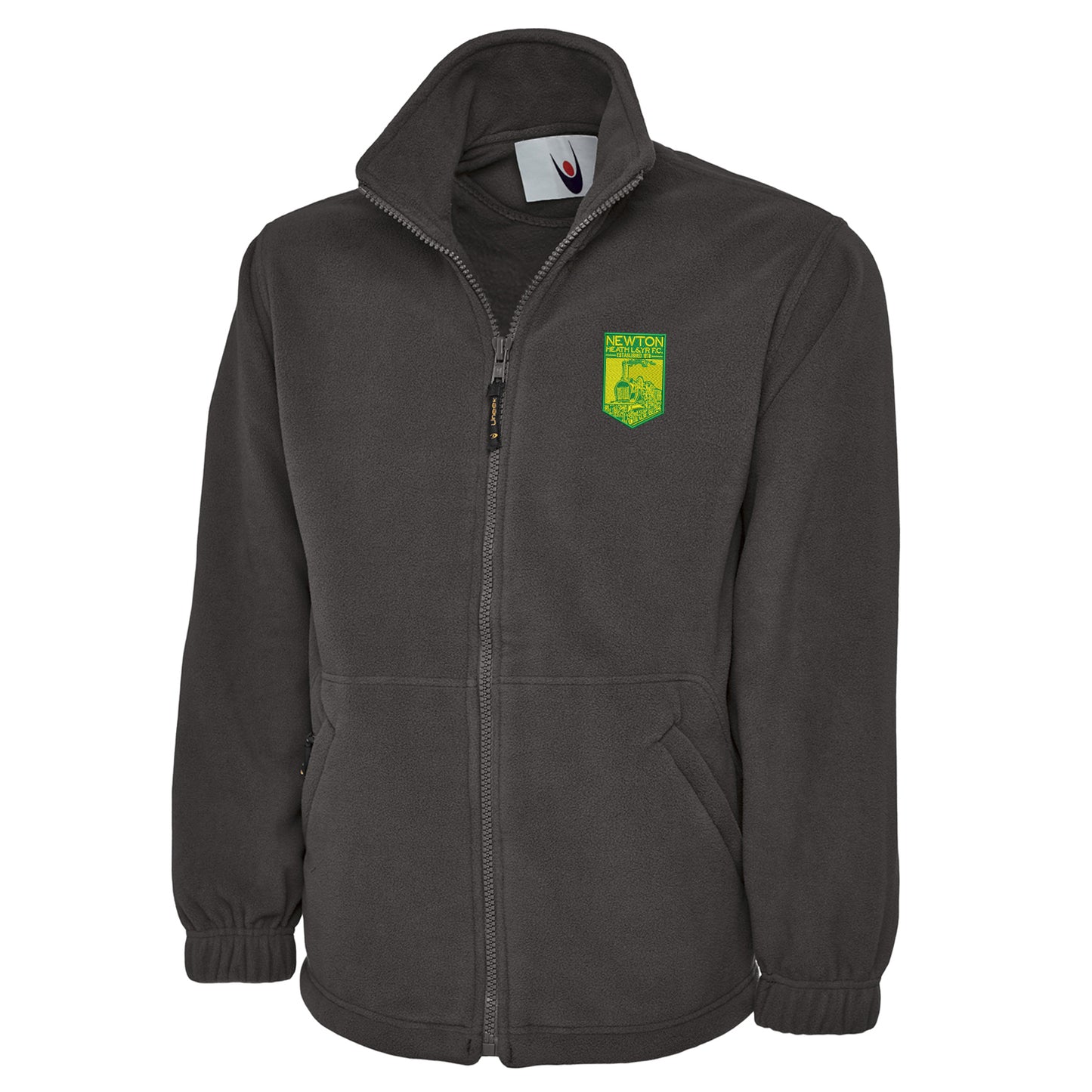 Retro Newton Heath LYR Embroidered Premium Fleece