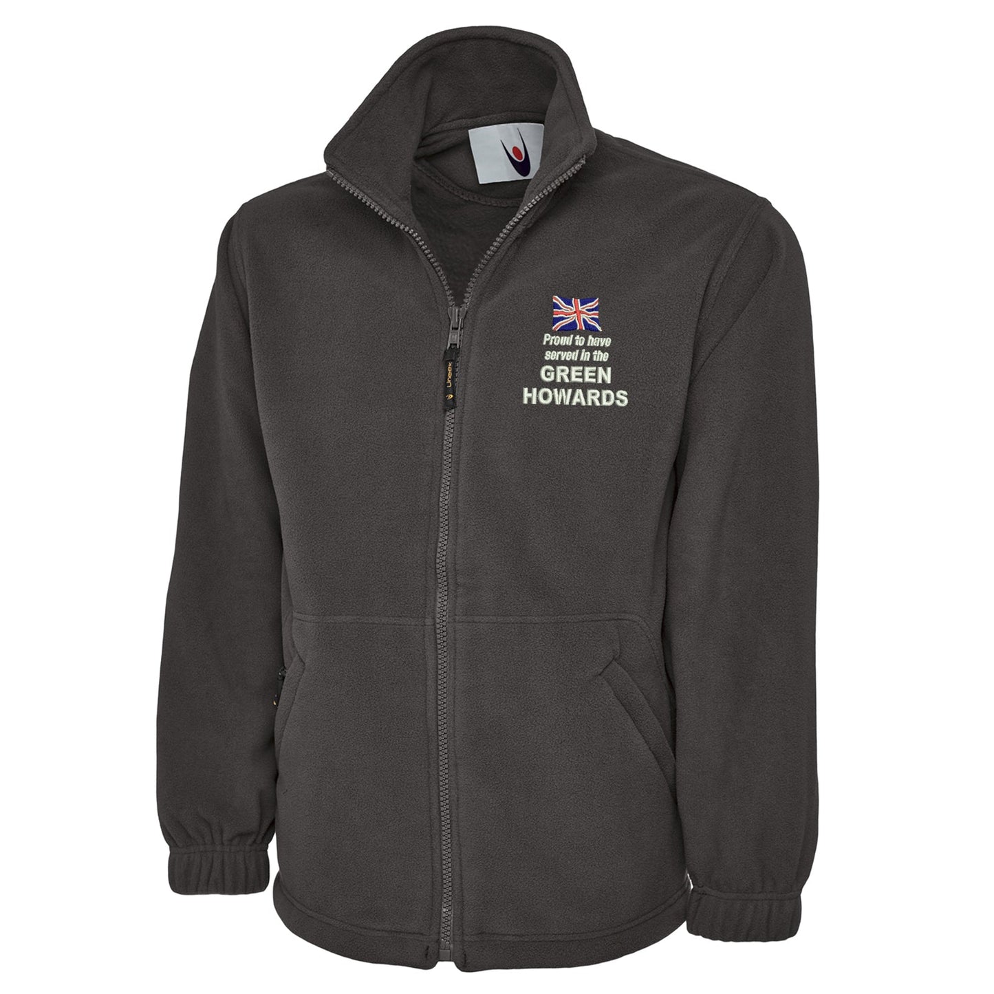Proud to Have Served in The Green Howards Embroidered Premium Fleece