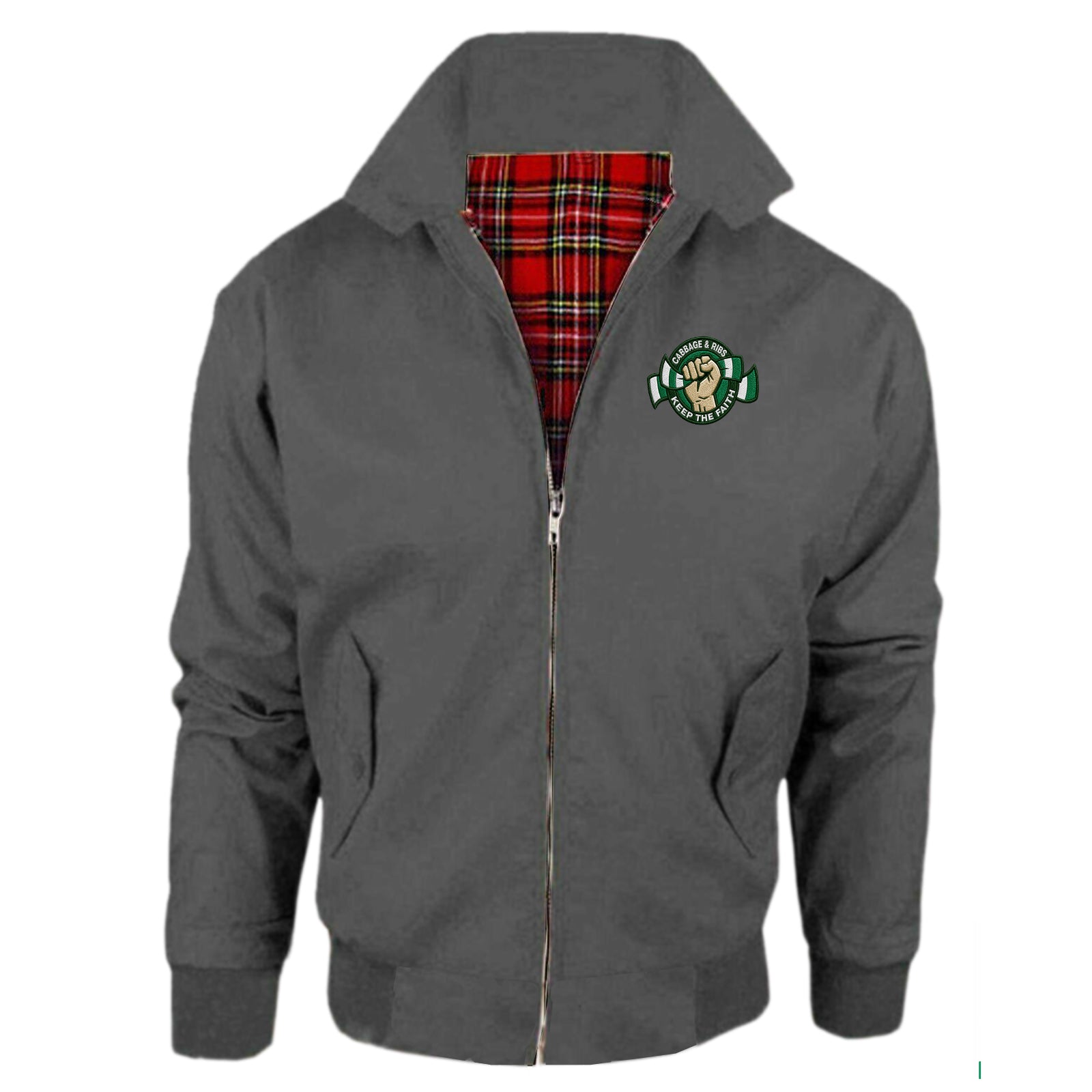 Hibernian Fans Football Jacket Mens