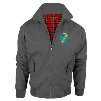 Retro Boca Juniors 1912 Embroidered Classic Harrington Jacket