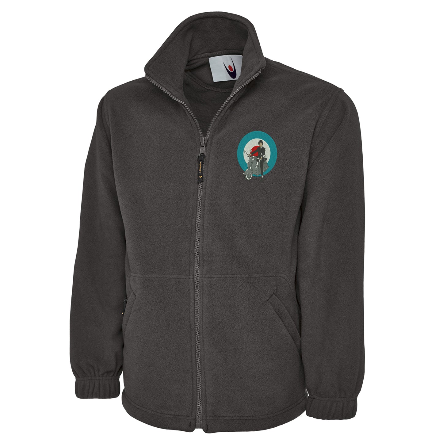 Retro MOD Scooter Premium Fleece Jacket