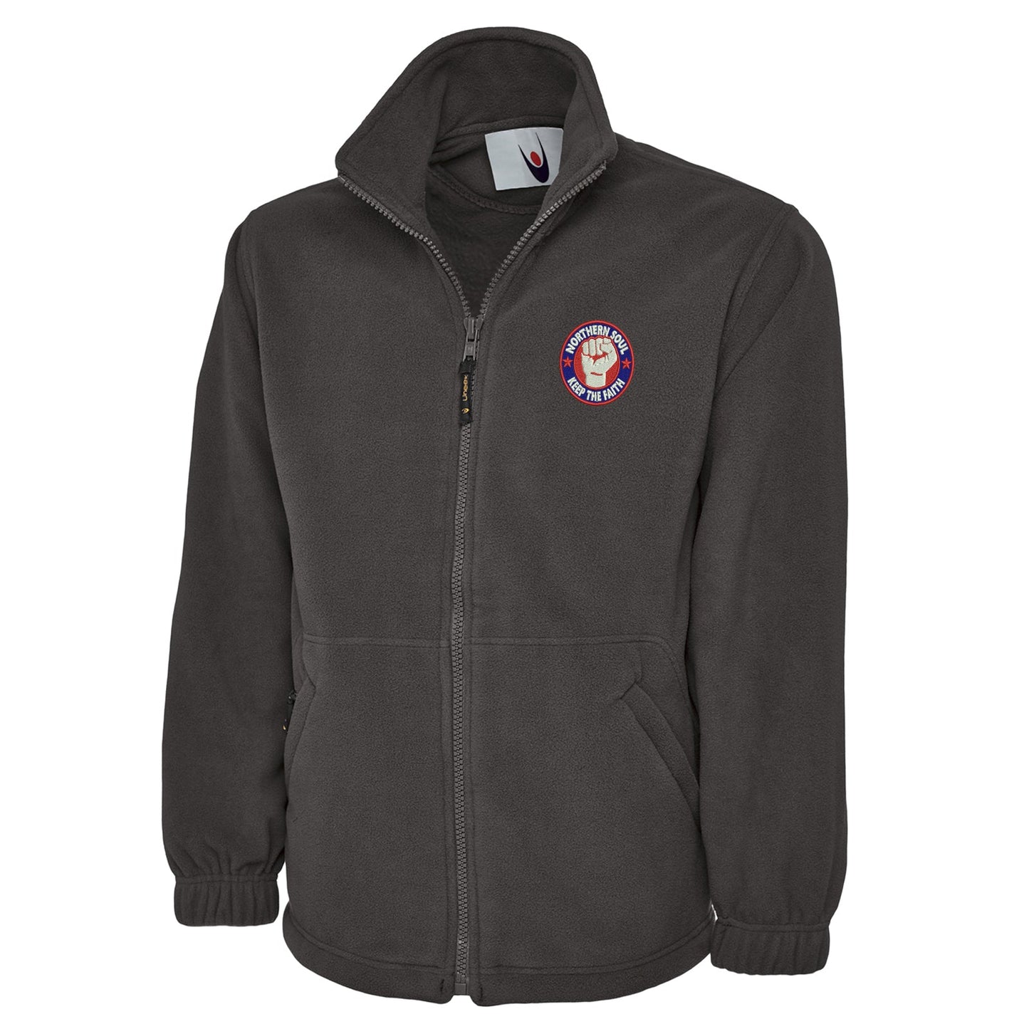 Northern Soul Keep The Faith Embroidered Premium Fleece