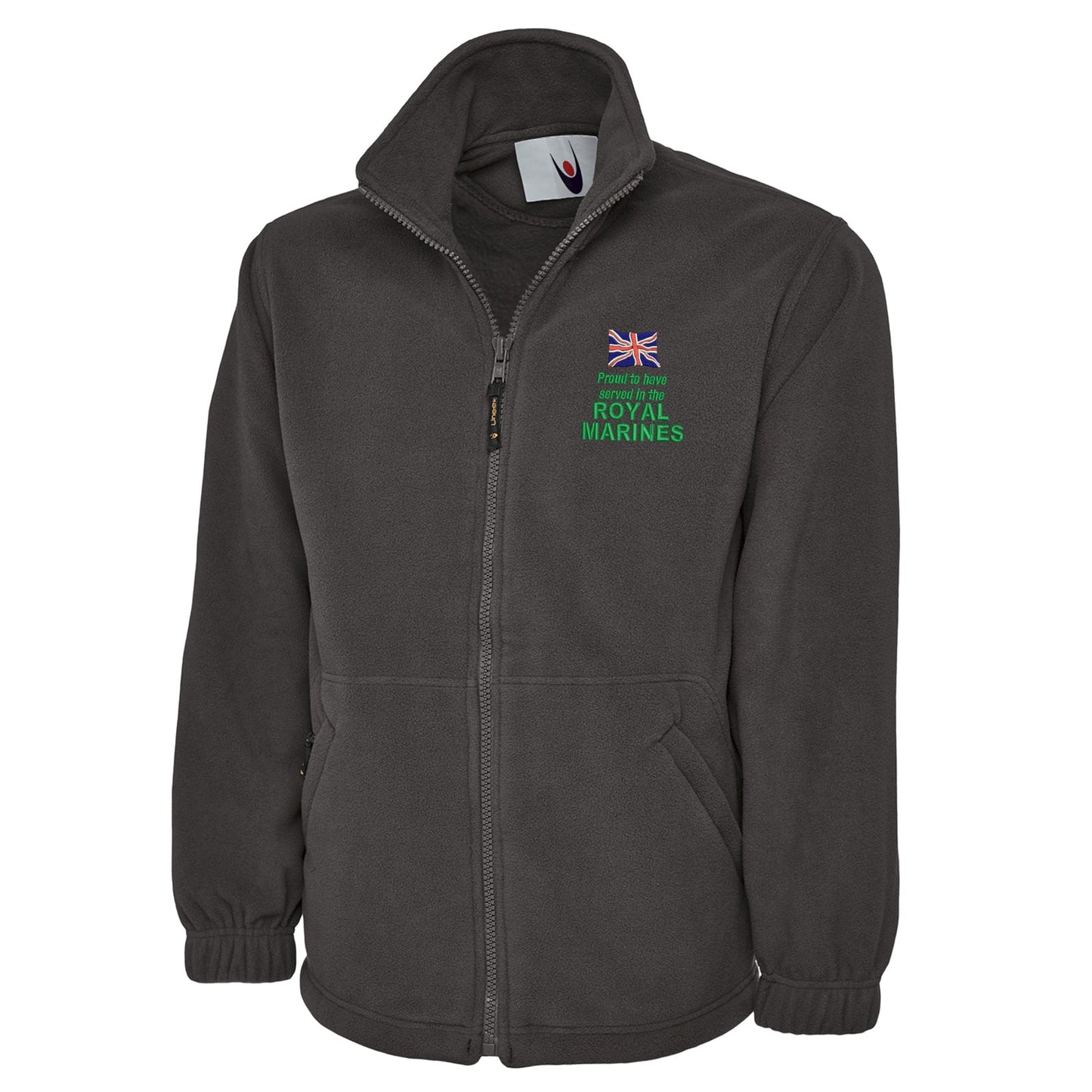 Proud to Have Served in The Royal Marines Embroidered Premium Fleece
