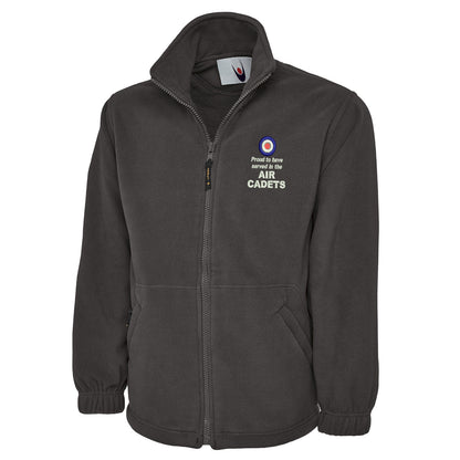 Proud to Have Served in The Air Cadets Embroidered Premium Fleece