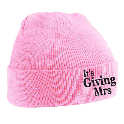 It's Giving Mrs Beanie Hat