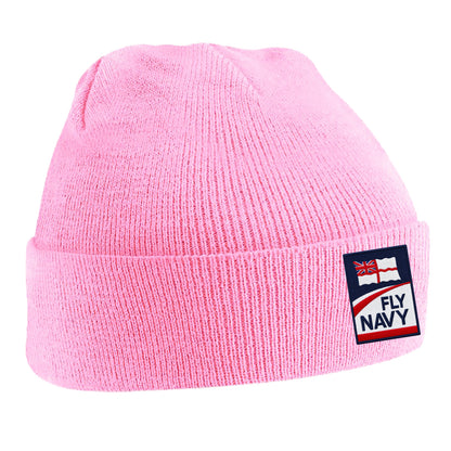 Royal Navy Fly Navy Embroidered Beanie Hat