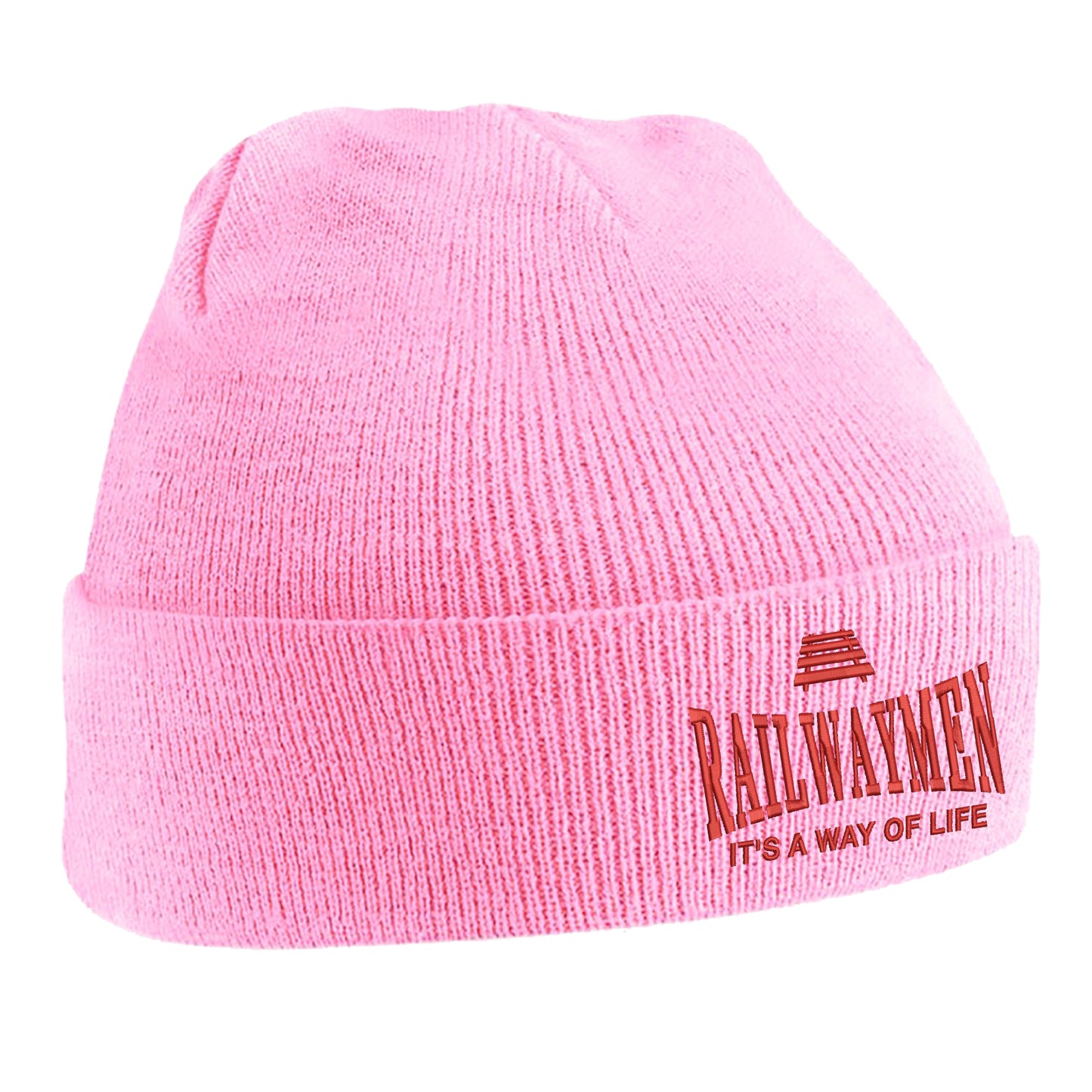 Railwaymen Embroidered Beanie Hat
