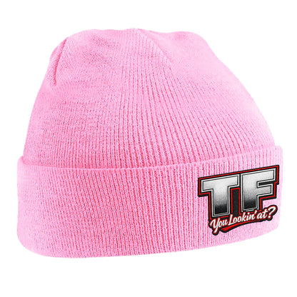 TF You Lookin’ at Beanie Hat