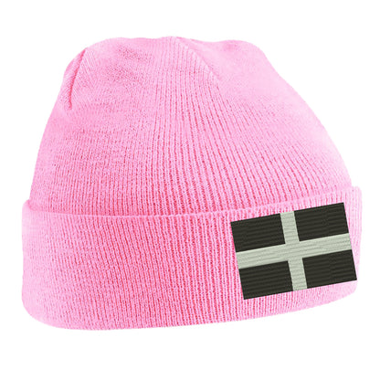 Saint Piran’s Flag Cornwall Beanie Hat 