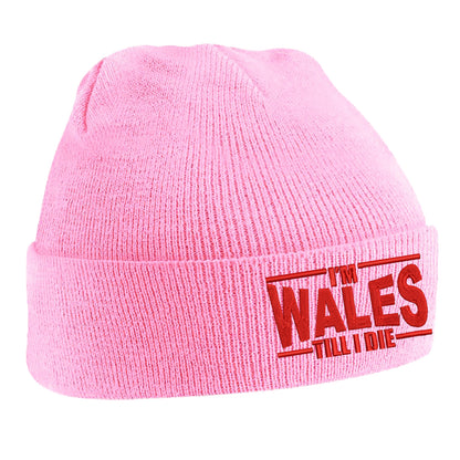 I’m Wales Till I Die Embroidered Beanie Hat