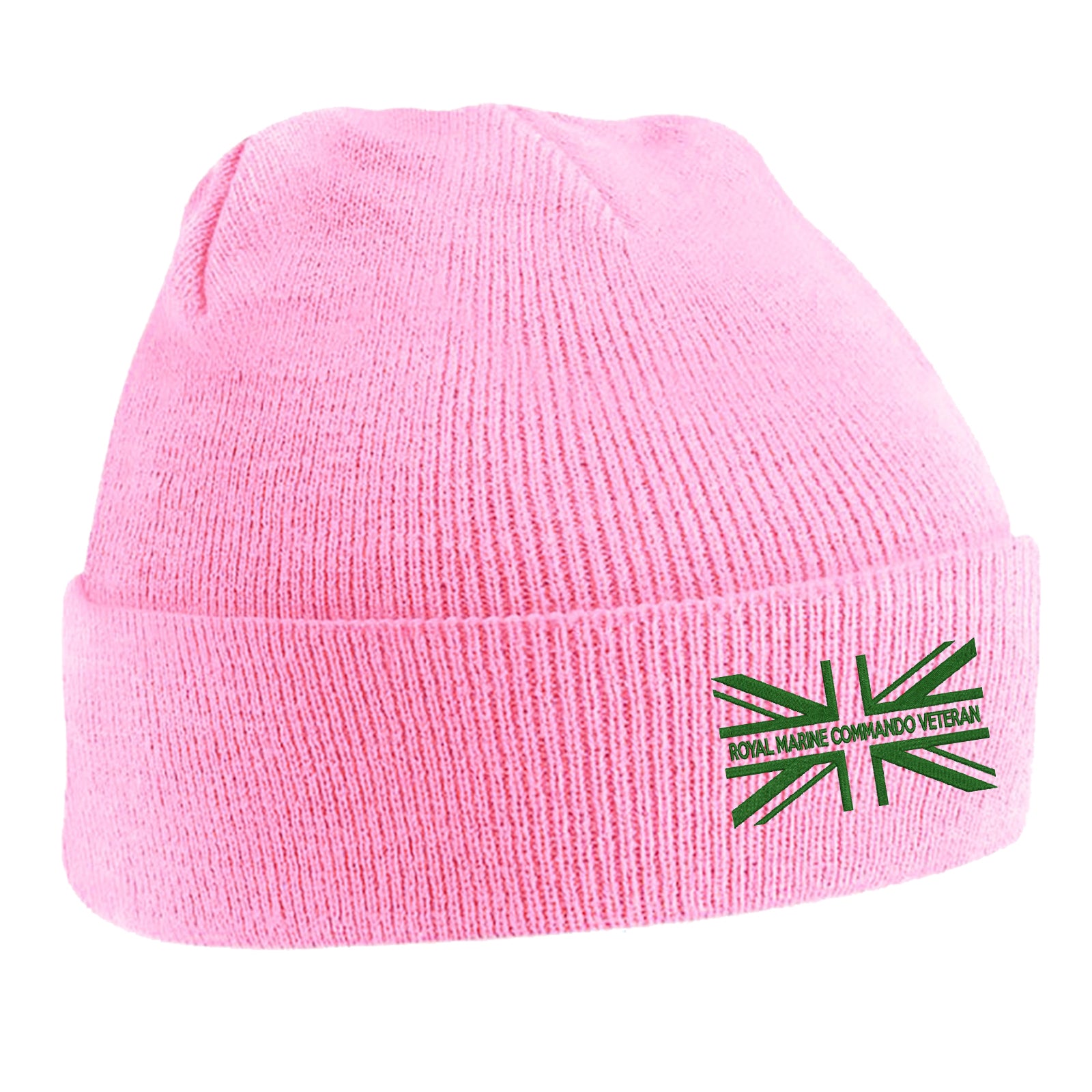 Royal Marine Commando Veteran Union Jack Beanie Hat