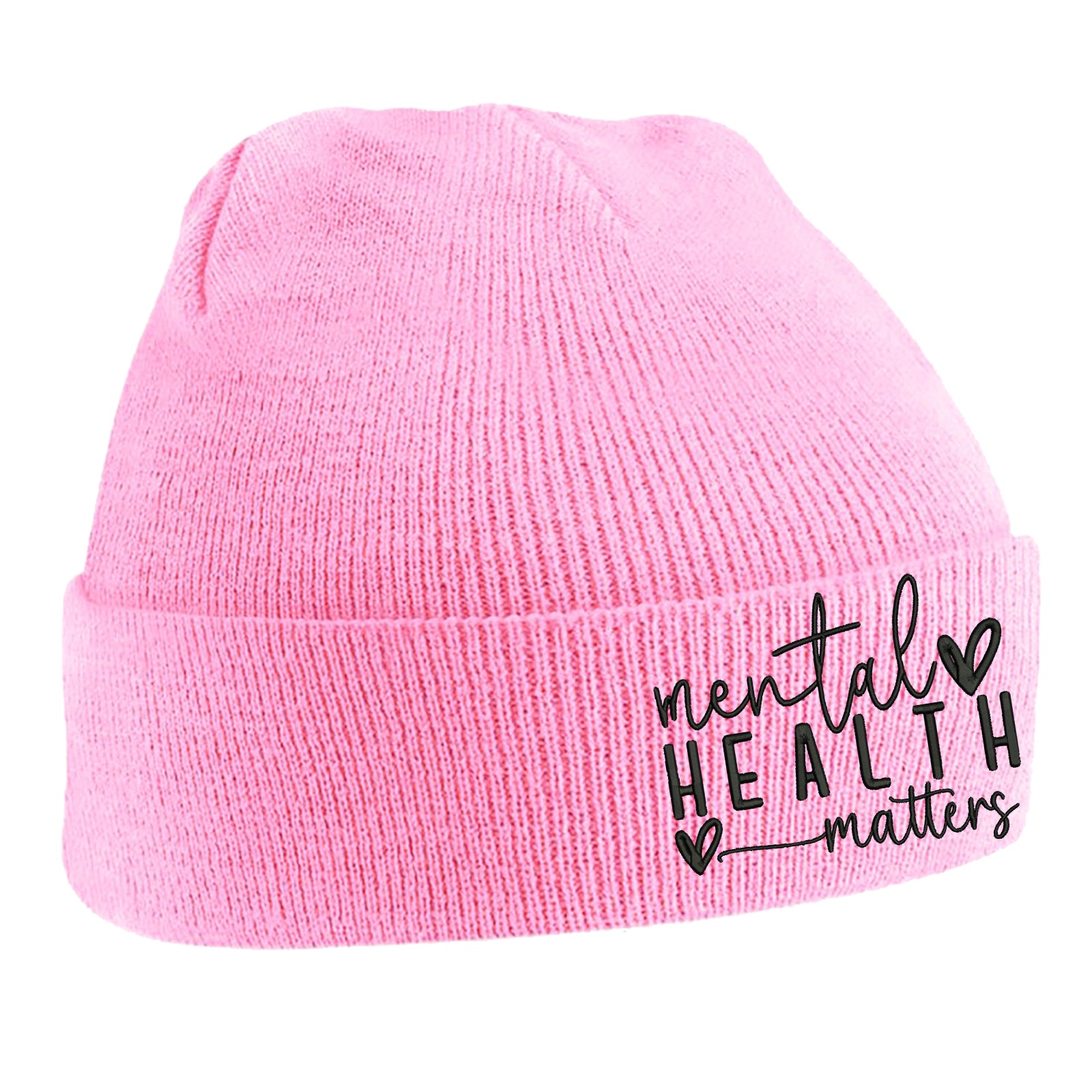 Yellow Mental Health Beanie Hat