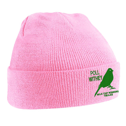 Retro Norwich Milk Cup Winners 1984-85 Embroidered Beanie Hat