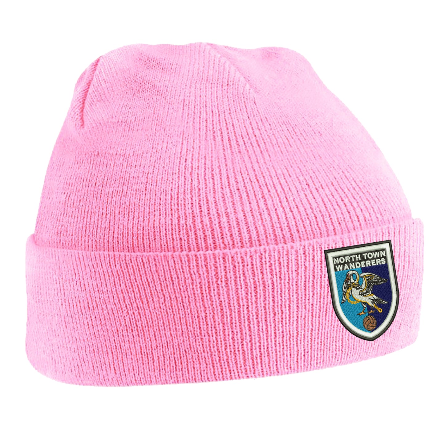 Retro North Town Wanderers Embroidered Beanie Hat