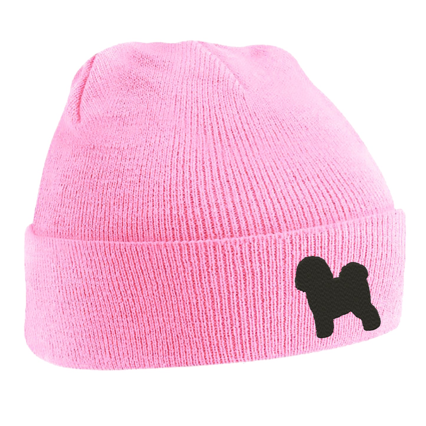 Bichon Frise Embroidered Beanie Hat