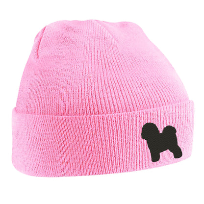 Bichon Frise Embroidered Beanie Hat