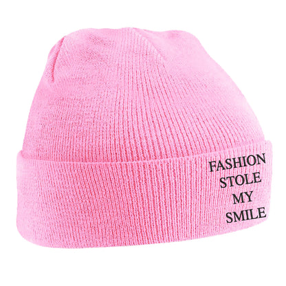 Fashion Stole My Smile Beanie Hat