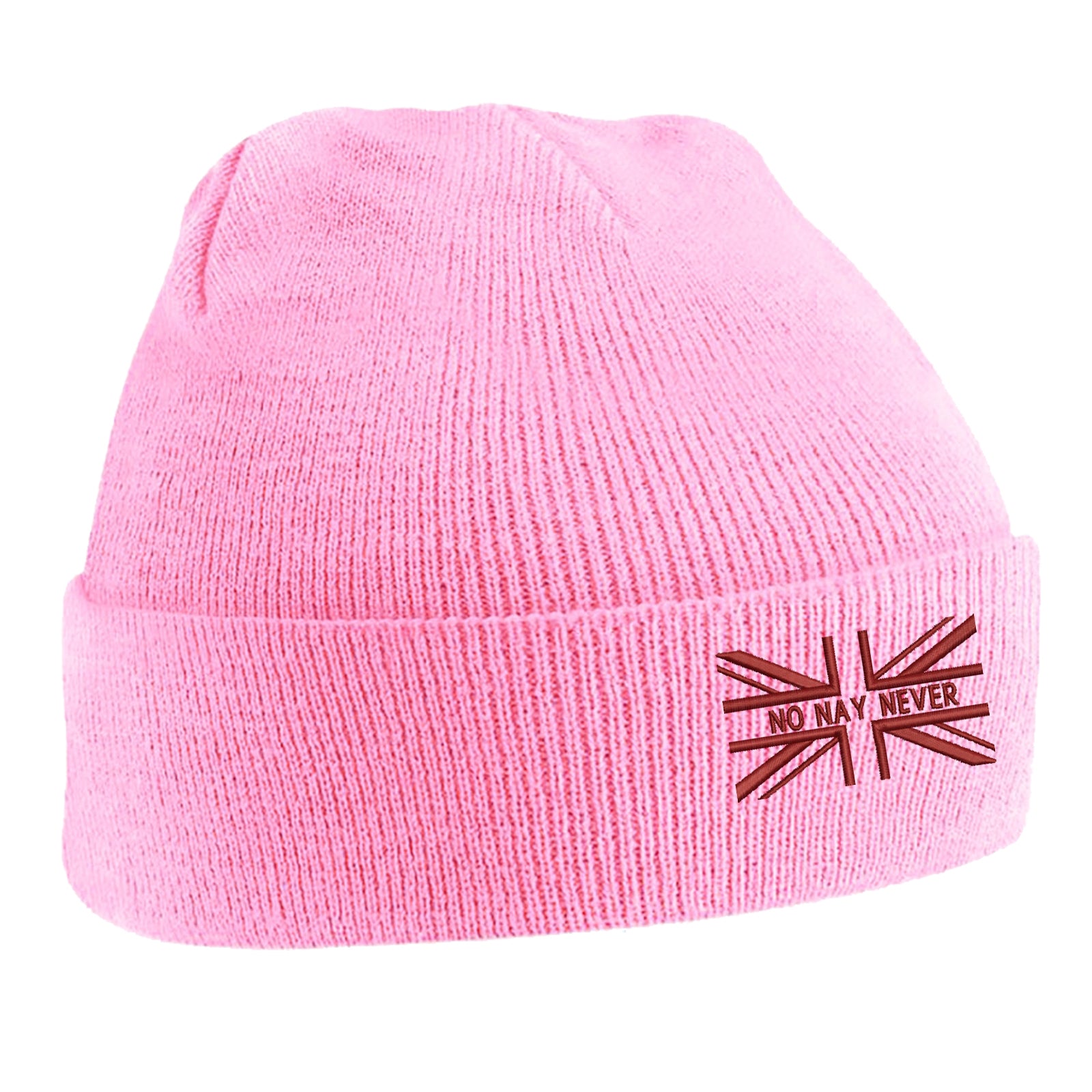 No Nay Never Union Jack Beanie Hat