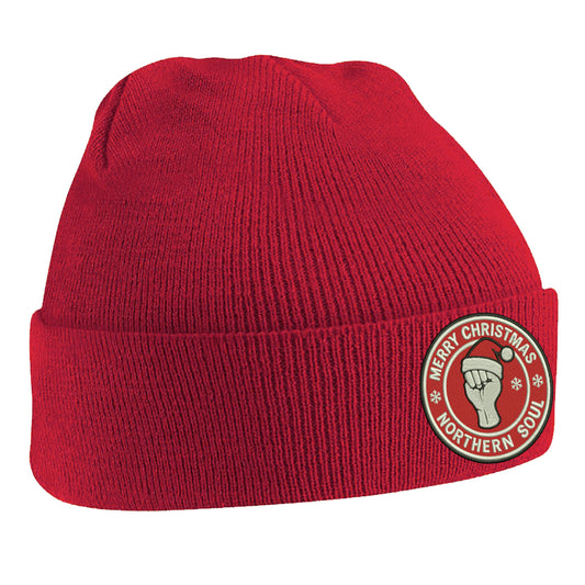 Northern Soul Christmas Beanie Hat