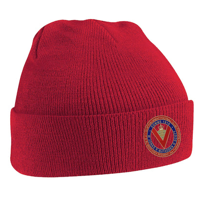 Retro Clapton Orient Somme Memorial Embroidered Beanie Hat