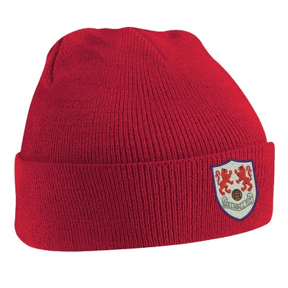 Retro Millwall 1956 Embroidered Beanie Hat