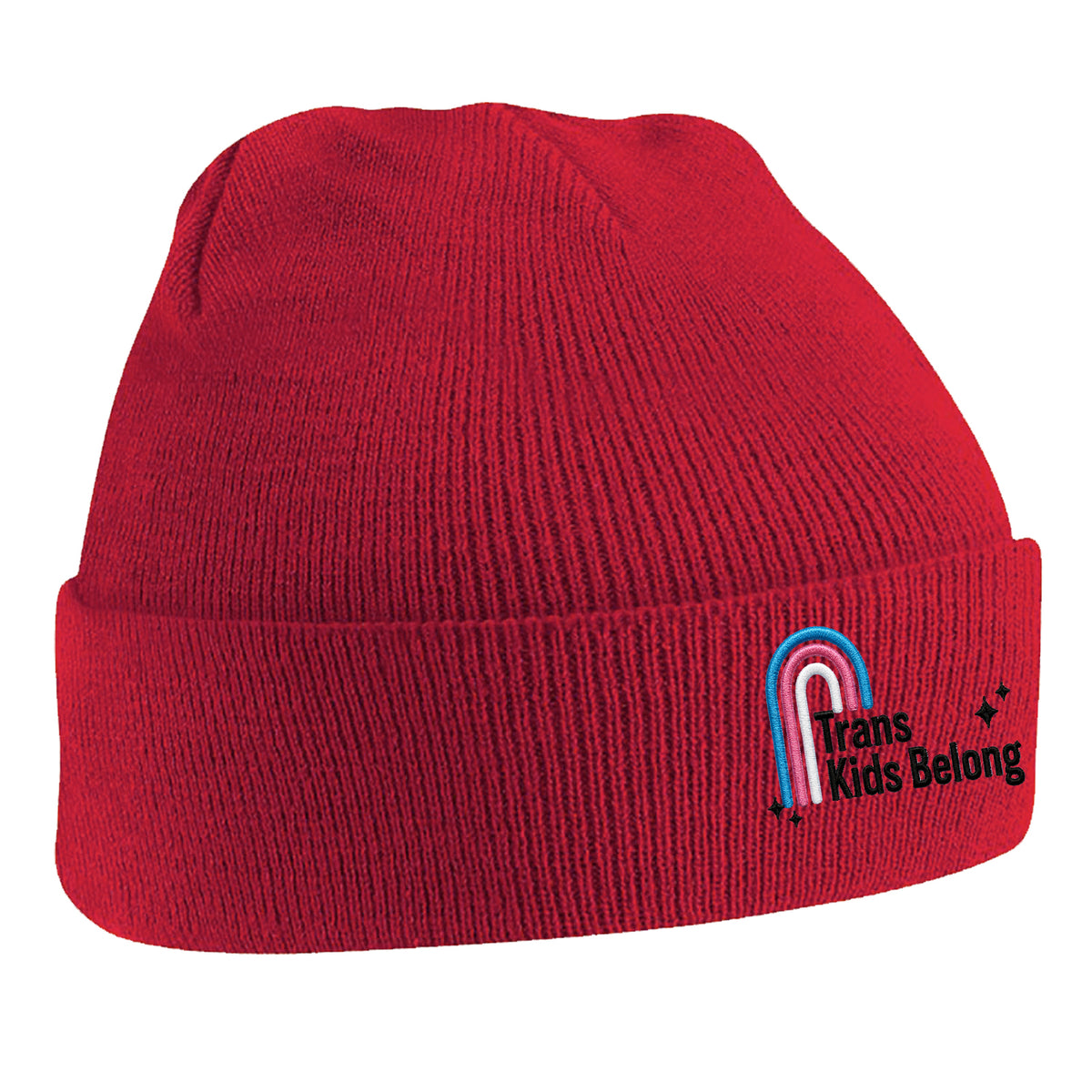 Trans Kids Belong Beanie Hat