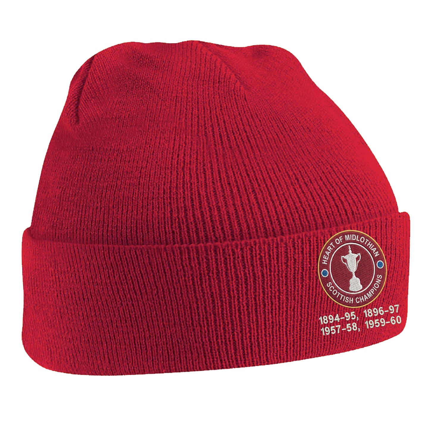 Hearts Scottish Champions Football Beanie Hat