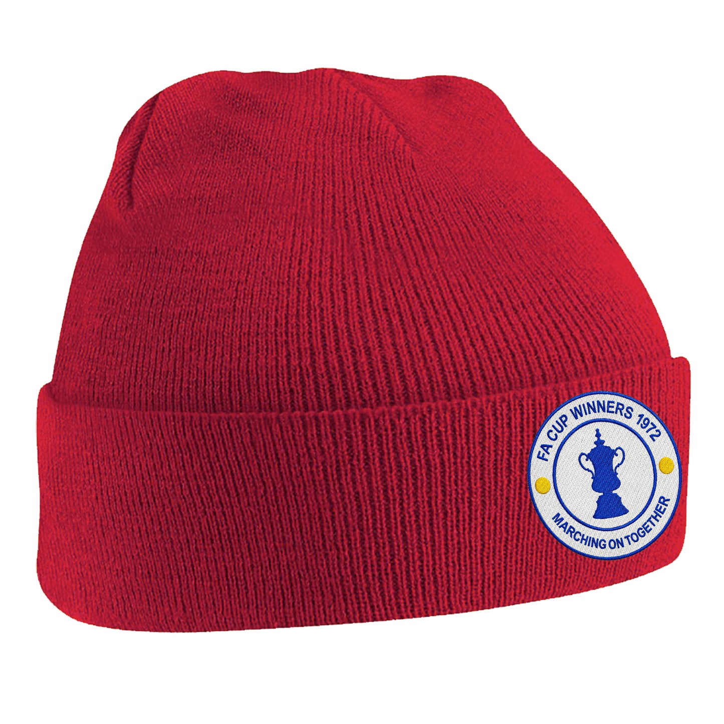 Old School Leeds United Beanie Hat