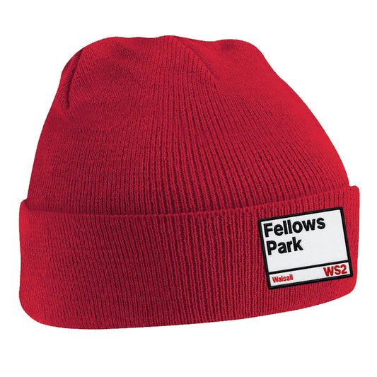 Retro Fellows Park Walsall Football Beanie Hat