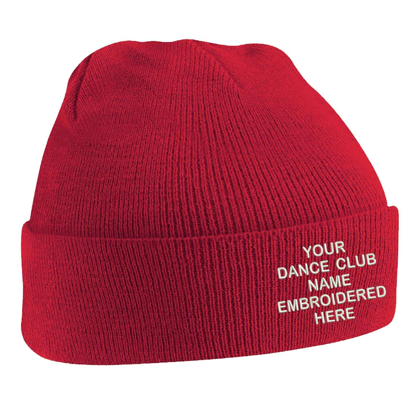 Personalised Dance Club Beanie Hat