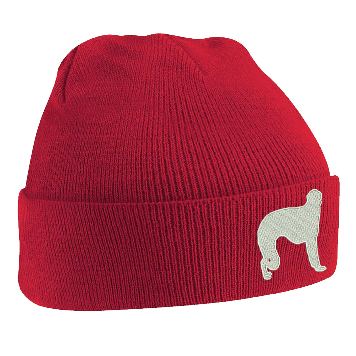 Borzoi Embroidered Beanie Hat