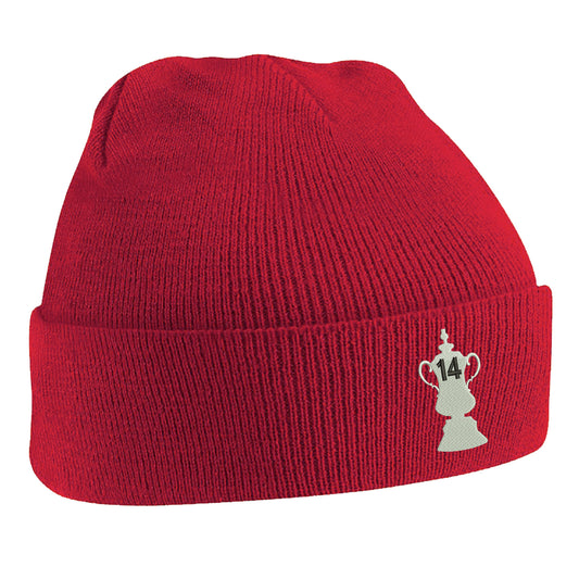 Arsenal 14 Time FA Cup Beanie Hat
