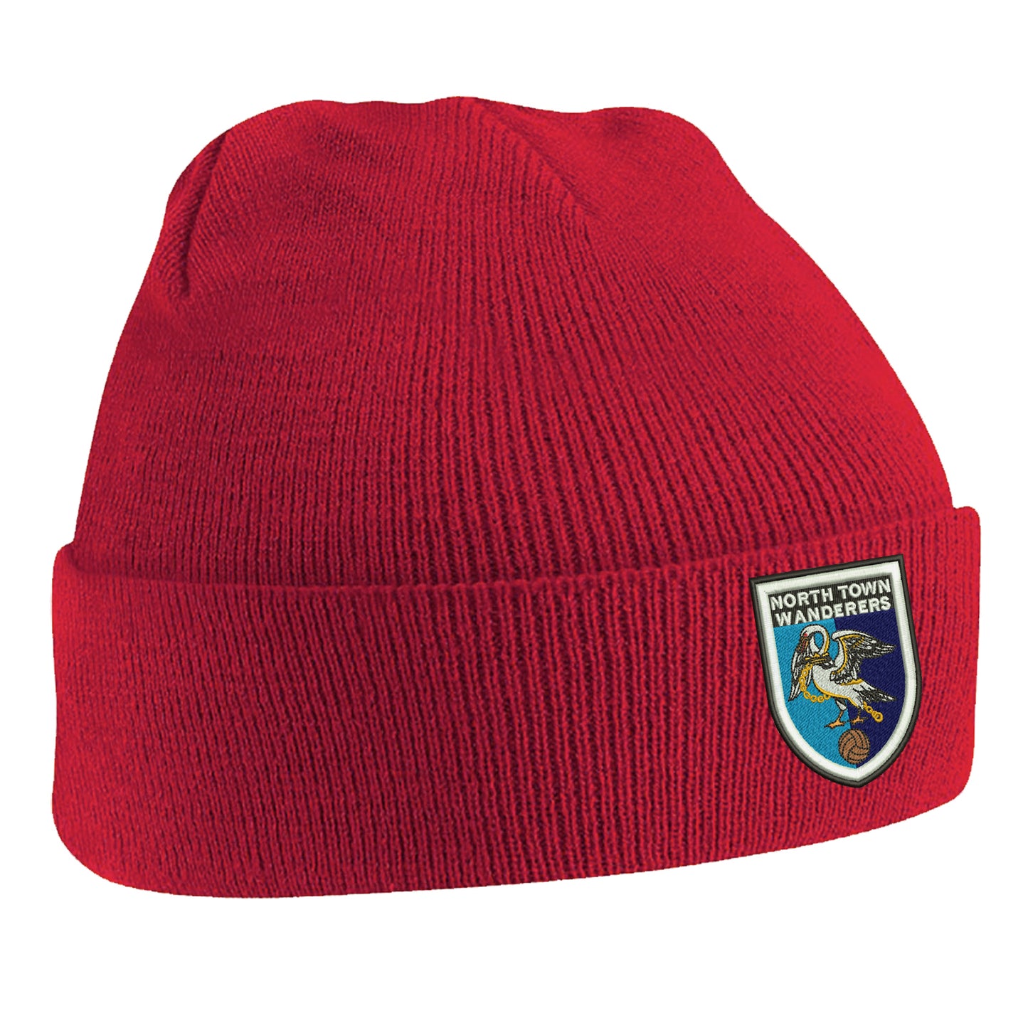 Retro North Town Wanderers Embroidered Beanie Hat
