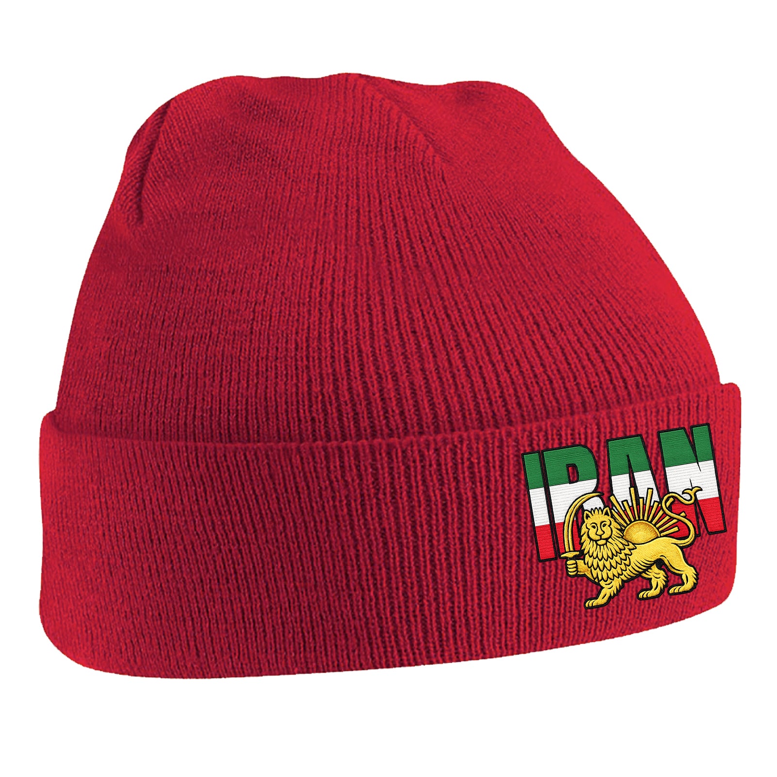 Iran Flag Beanie Hat