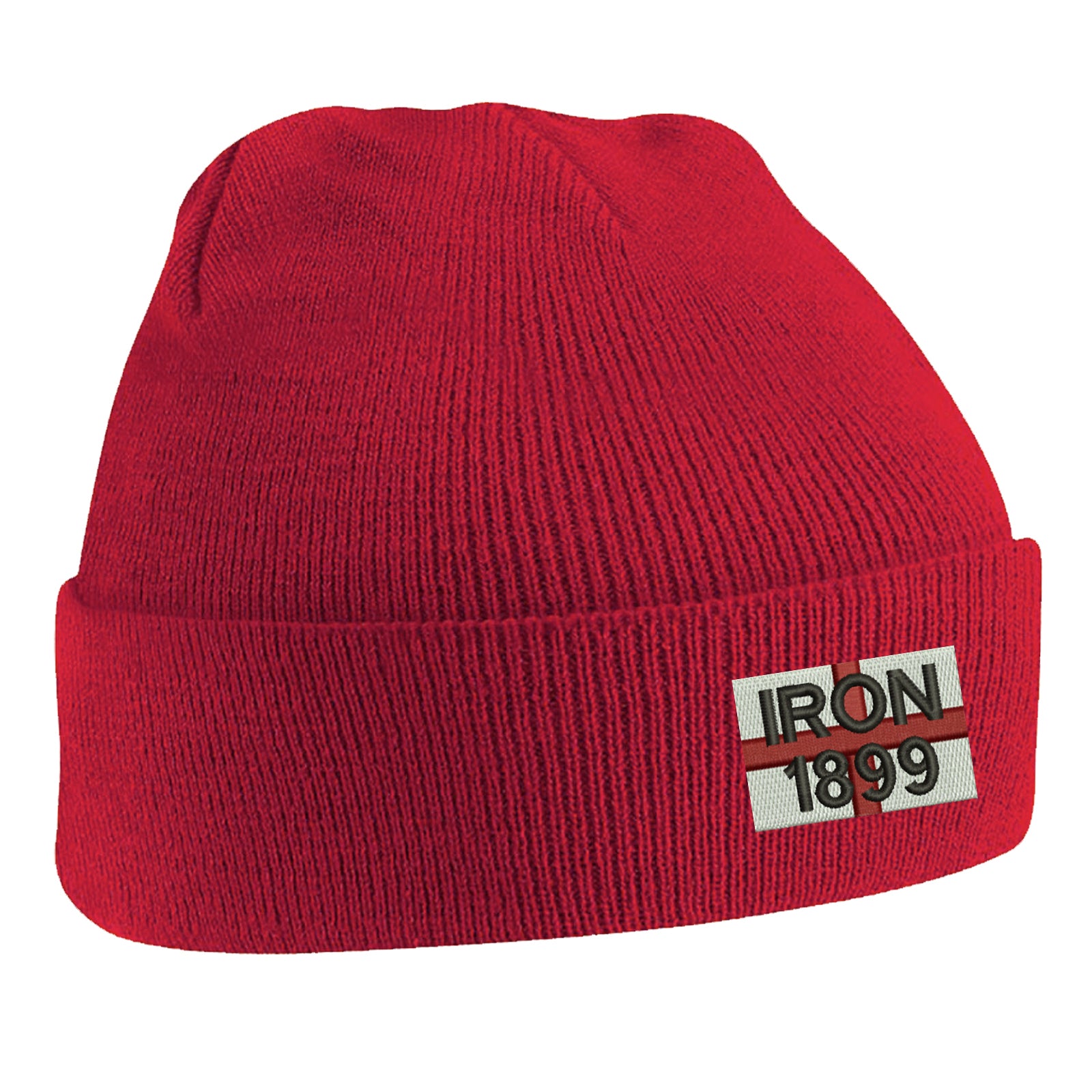 Iron 1899 Flag of England Beanie Hat