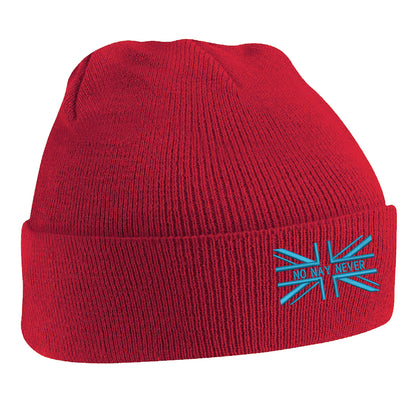 No Nay Never Union Jack Beanie Hat