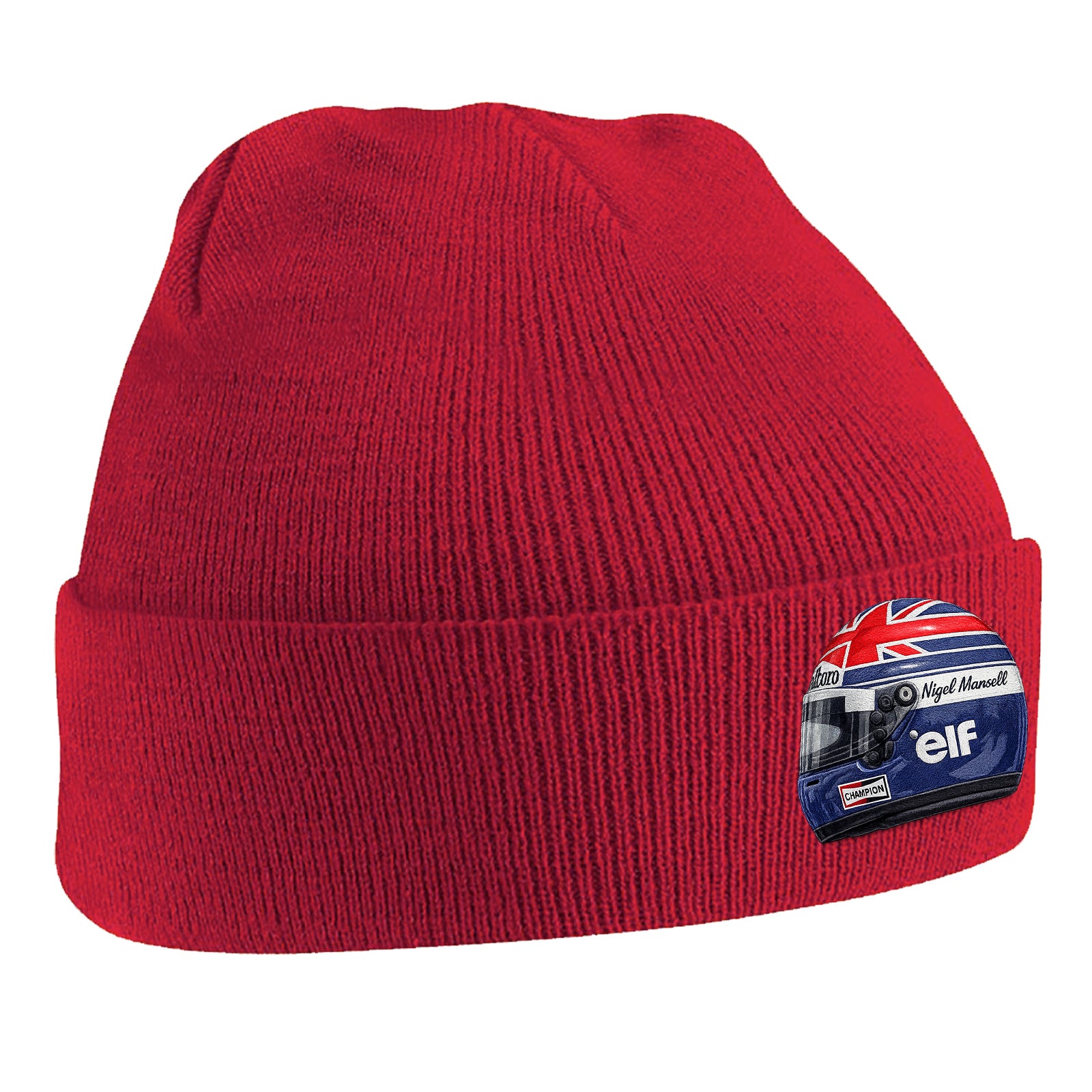Nigel Mansell World Champion 1992 Beanie Hat