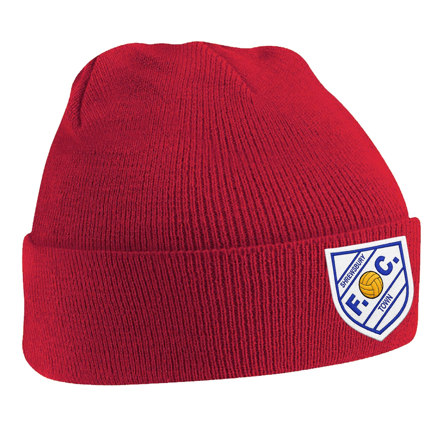 Old School Shrewsbury Town Football Beanie Hat 