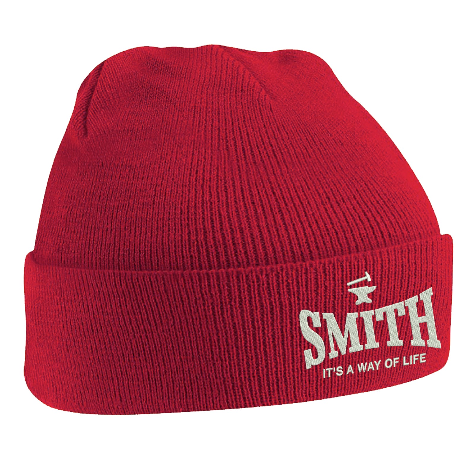 Smith Embroidered Beanie Hat