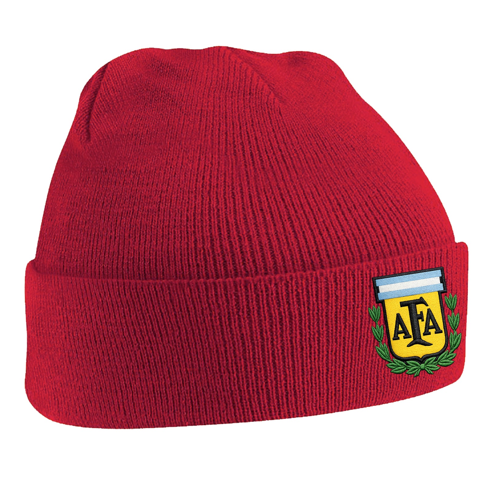 Old School Argentina Football Beanie Hat