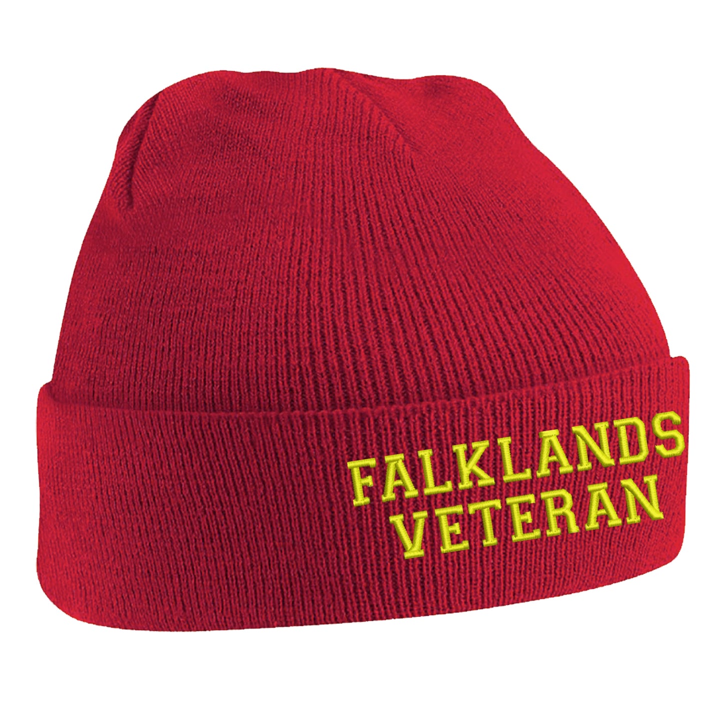 Falklands Veteran Embroidered Beanie Hat