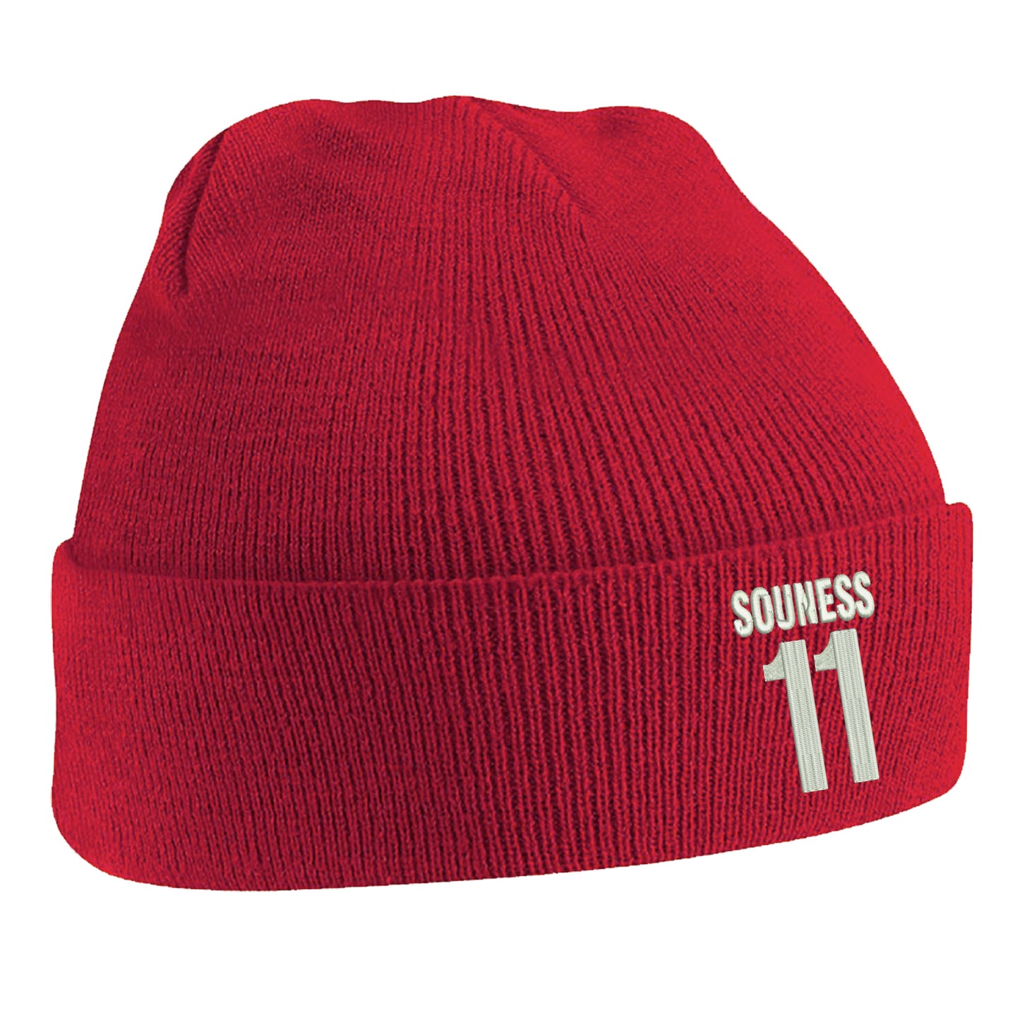 Souness 11 Embroidered Beanie Hat
