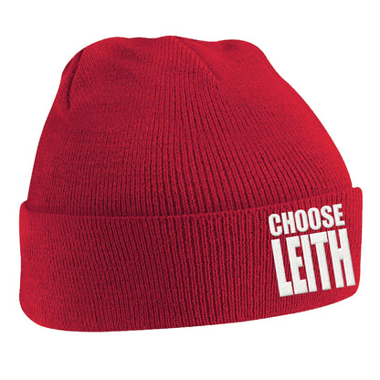 Hibs FC Choose Leith Football Beanie Hat 