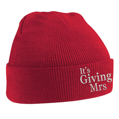 It's Giving Mrs Beanie Hat