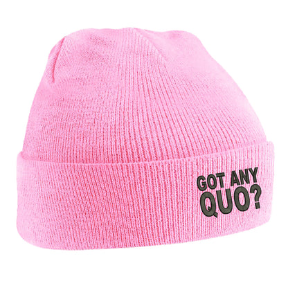 Got Any Quo Embroidered Beanie Hat