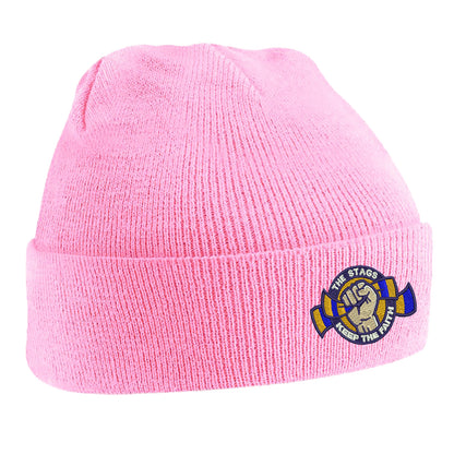 The Stags Keep The Faith Embroidered Beanie Hat