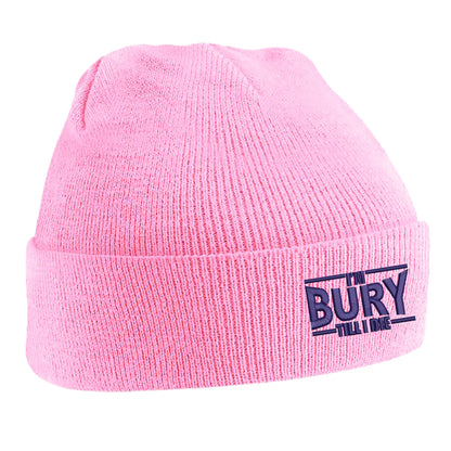 I'm Bury Till I Die Embroidered Beanie Hat