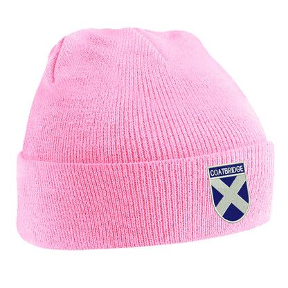 Coatbridge Flag of Scotland Shield Beanie Hat