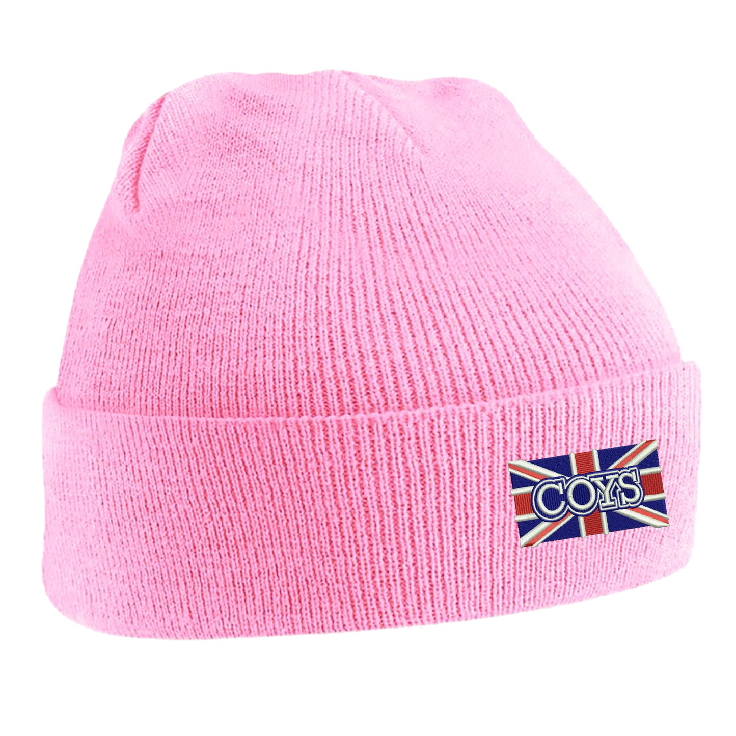 COYS Union Jack Embroidered Beanie Hat