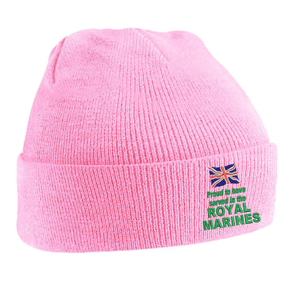 Proud to Have Served in The Royal Marines Beanie Hat
